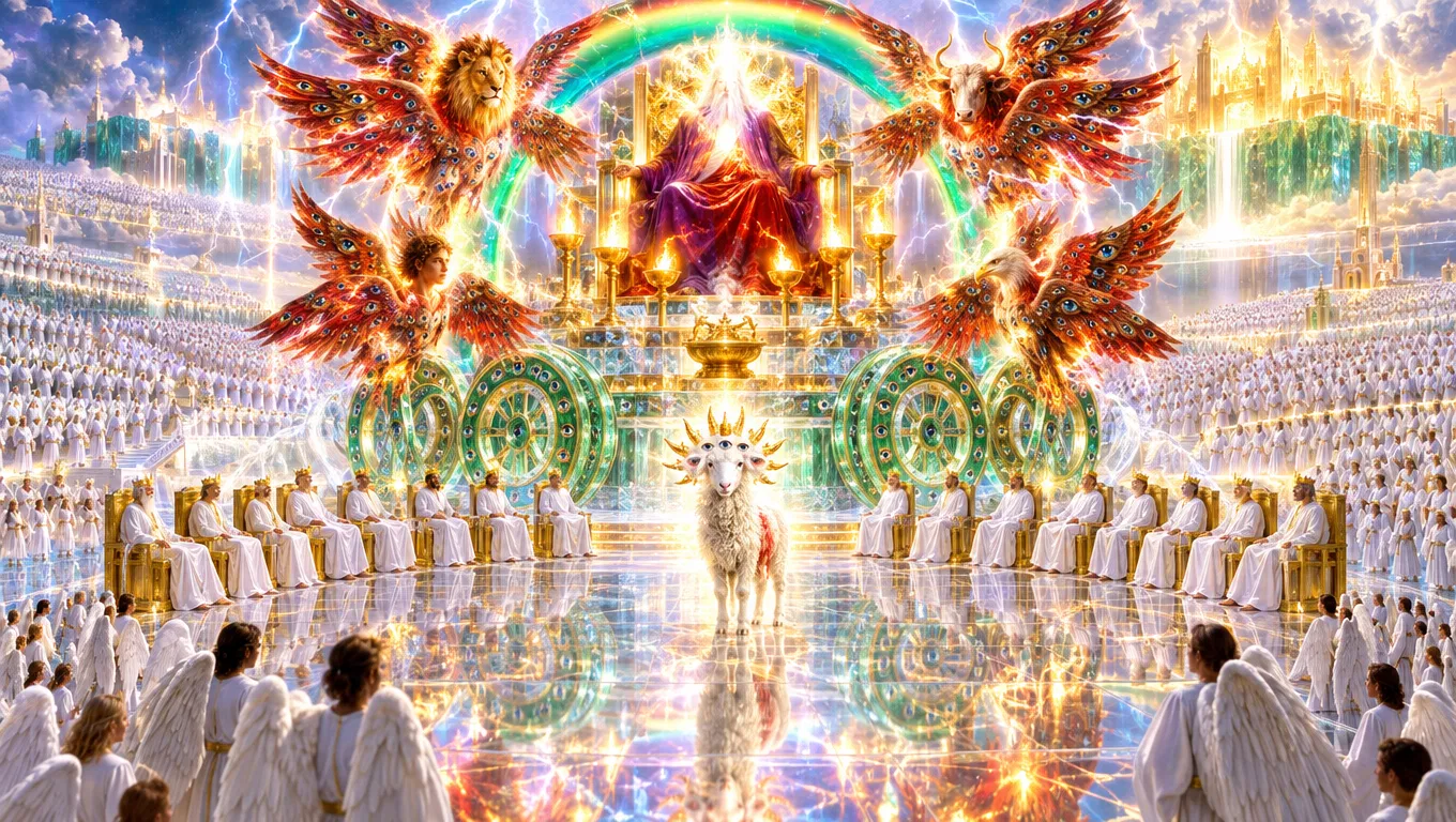 God on the Throne With the Lamb and Elders