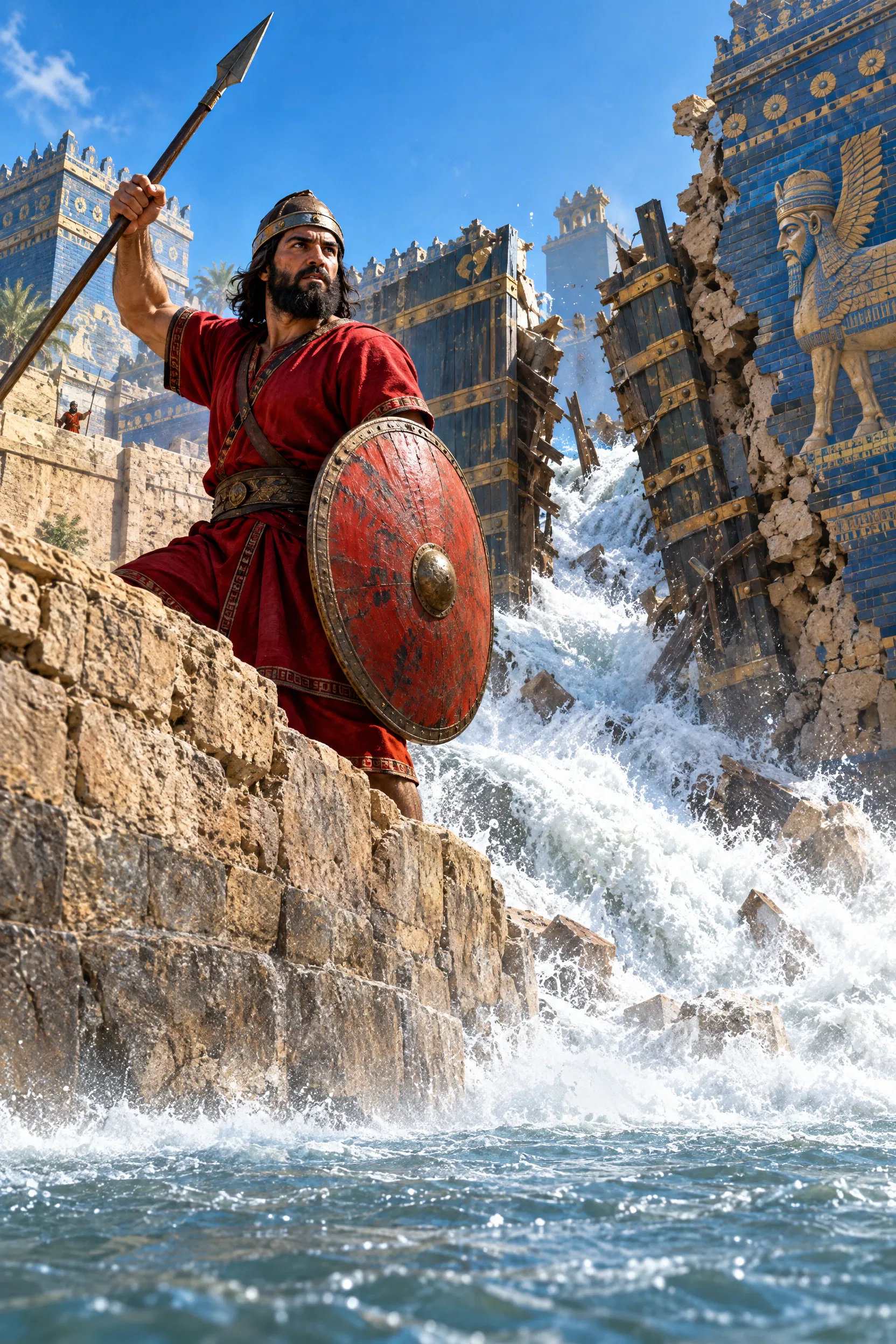 Floodwaters Burst the Gates of Nineveh