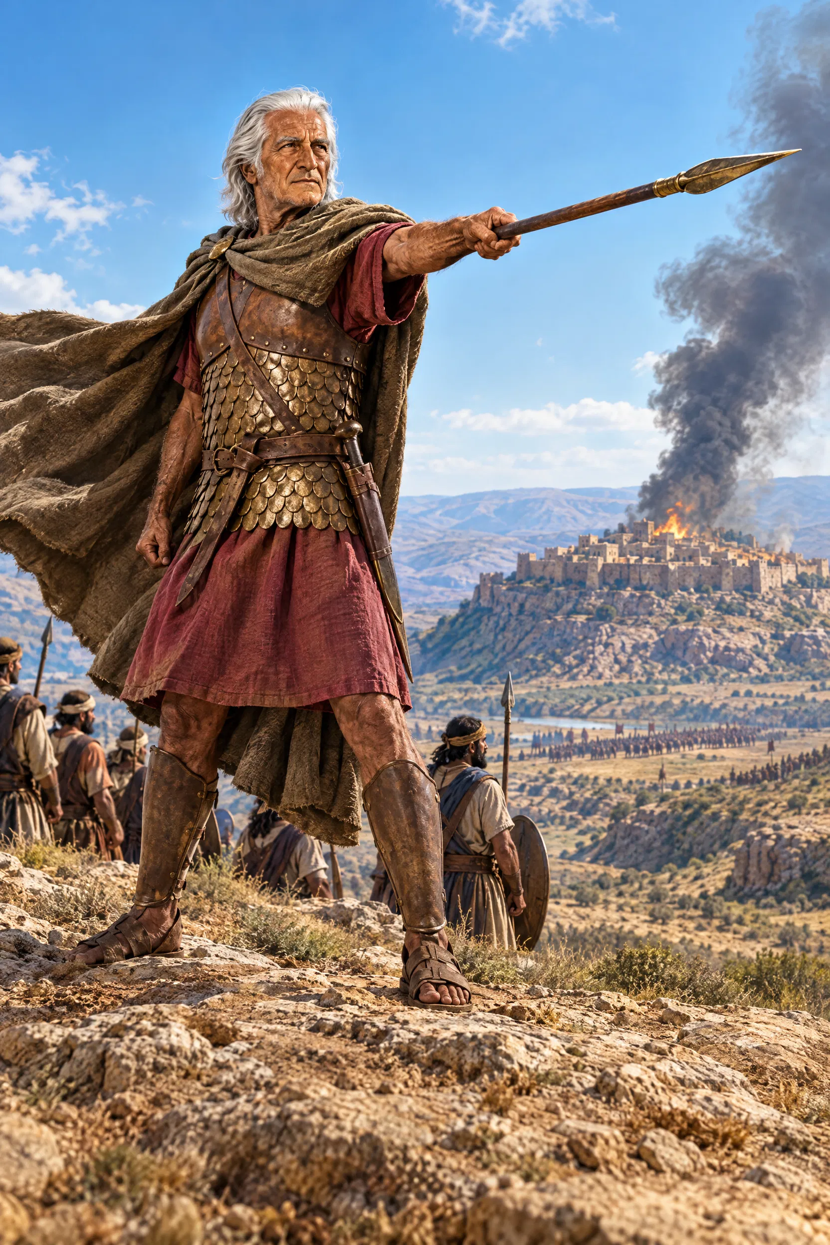 Joshua Stretches Out His Spear Toward Ai