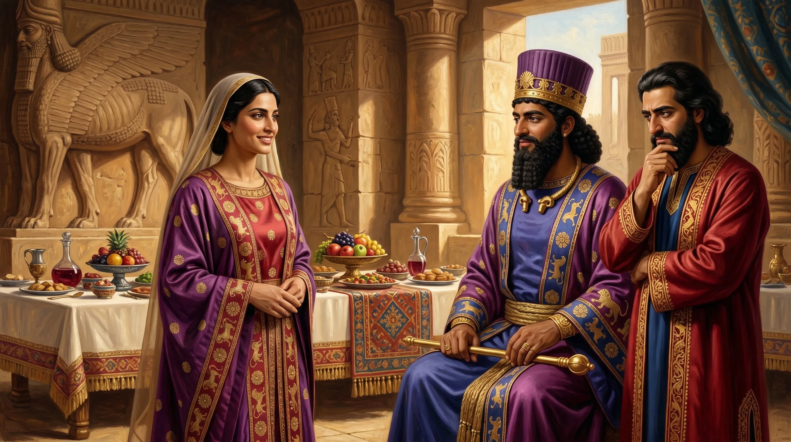 Queen Esther's Royal Banquet Invitation