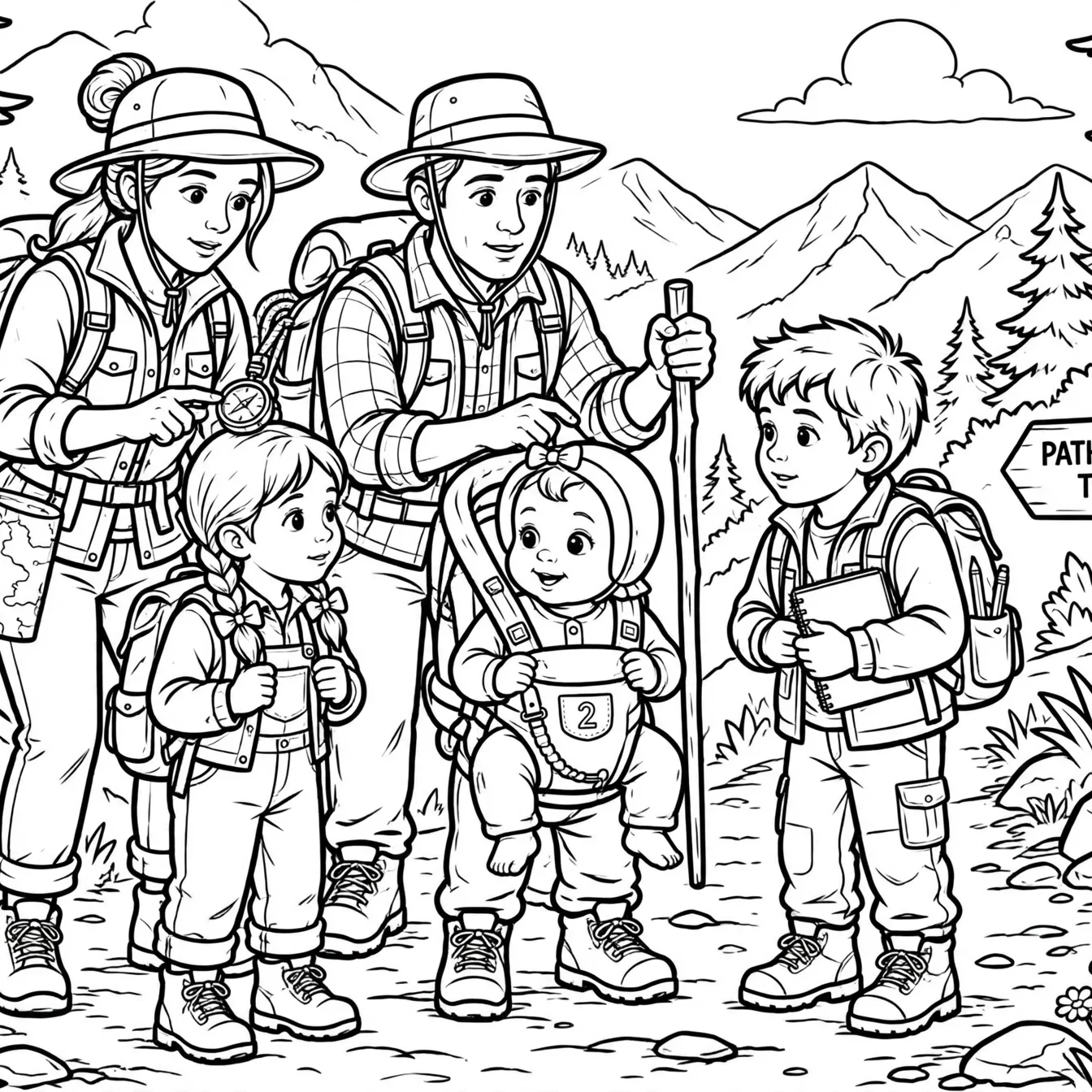 Little Pilgrims on the Sacred Path