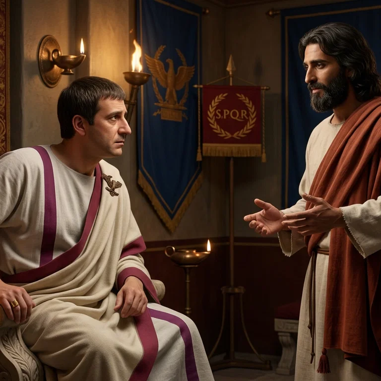 The Truth Before the Roman Governor