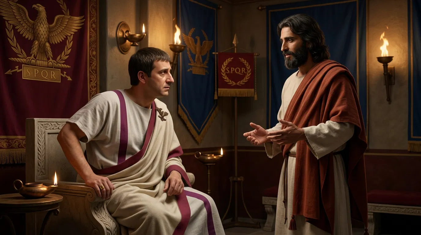 The Truth Before the Roman Governor