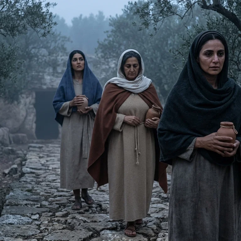 The First Light at the Tomb