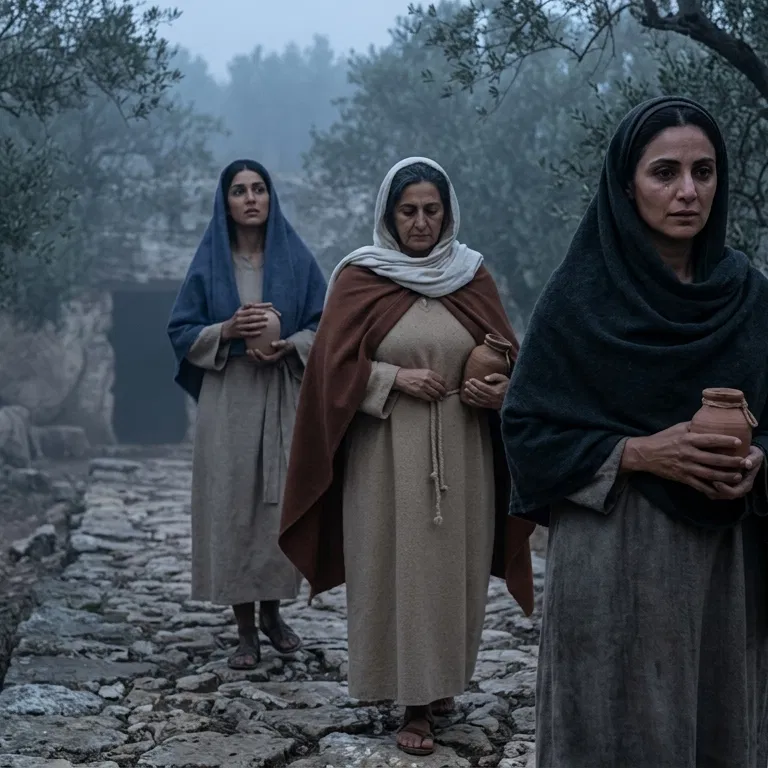 The Women Walk to the Tomb at Dawn