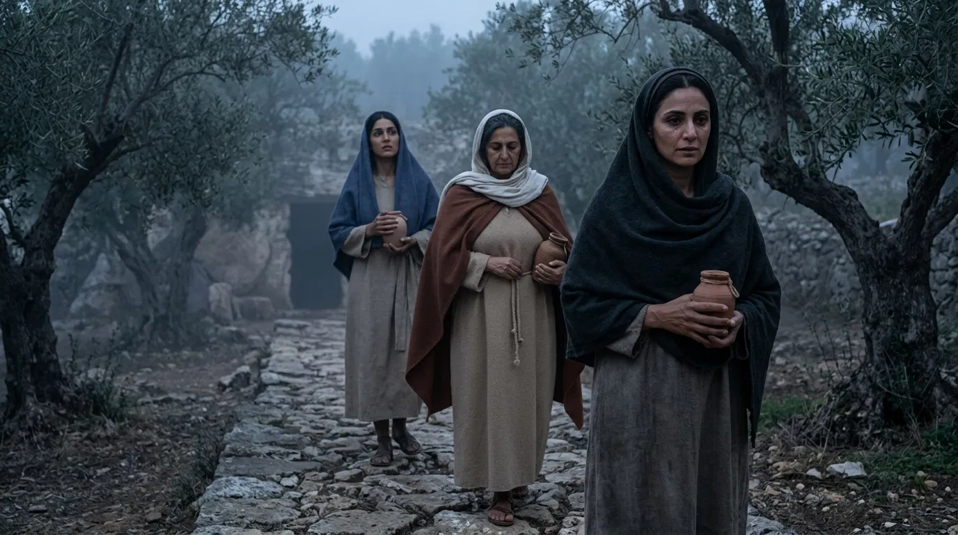 The First Light at the Tomb
