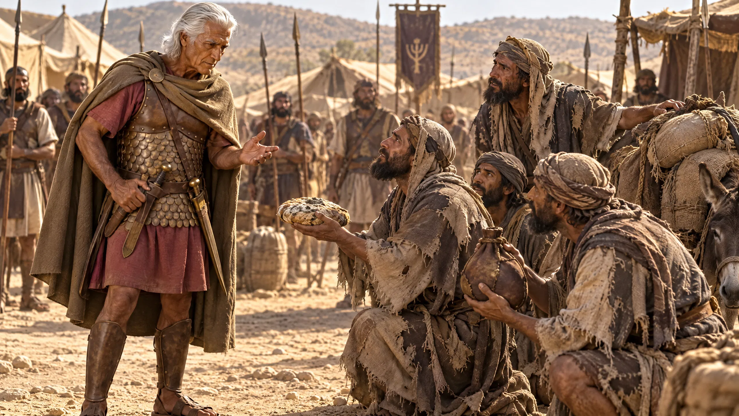 The Deception at the Israelite Camp