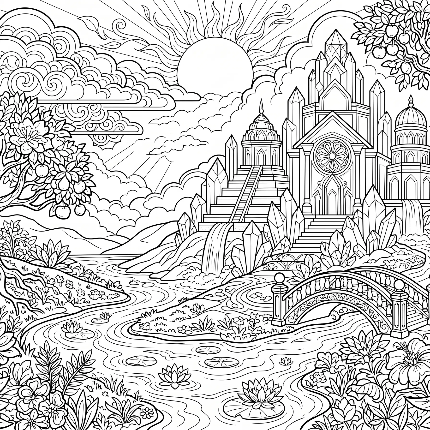 The River and Tree of Life in Heaven