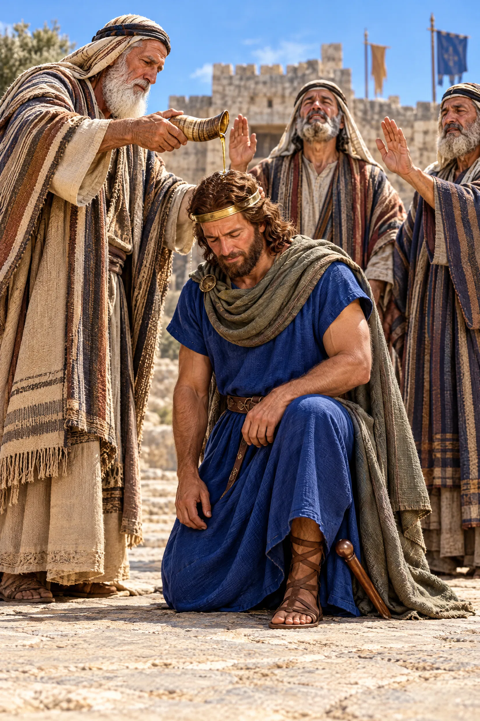 Elders Anoint David King at Hebron