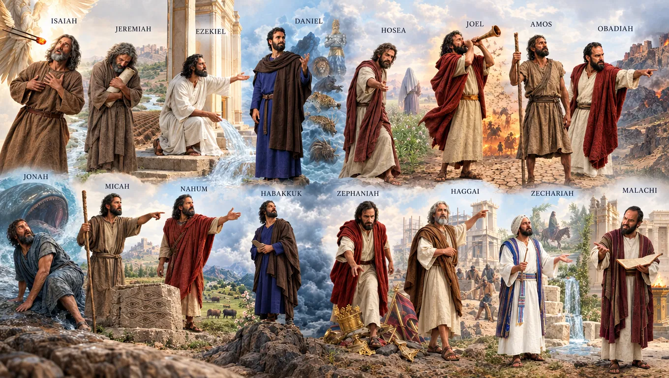 The Prophets of Israel Gathered in One Scene