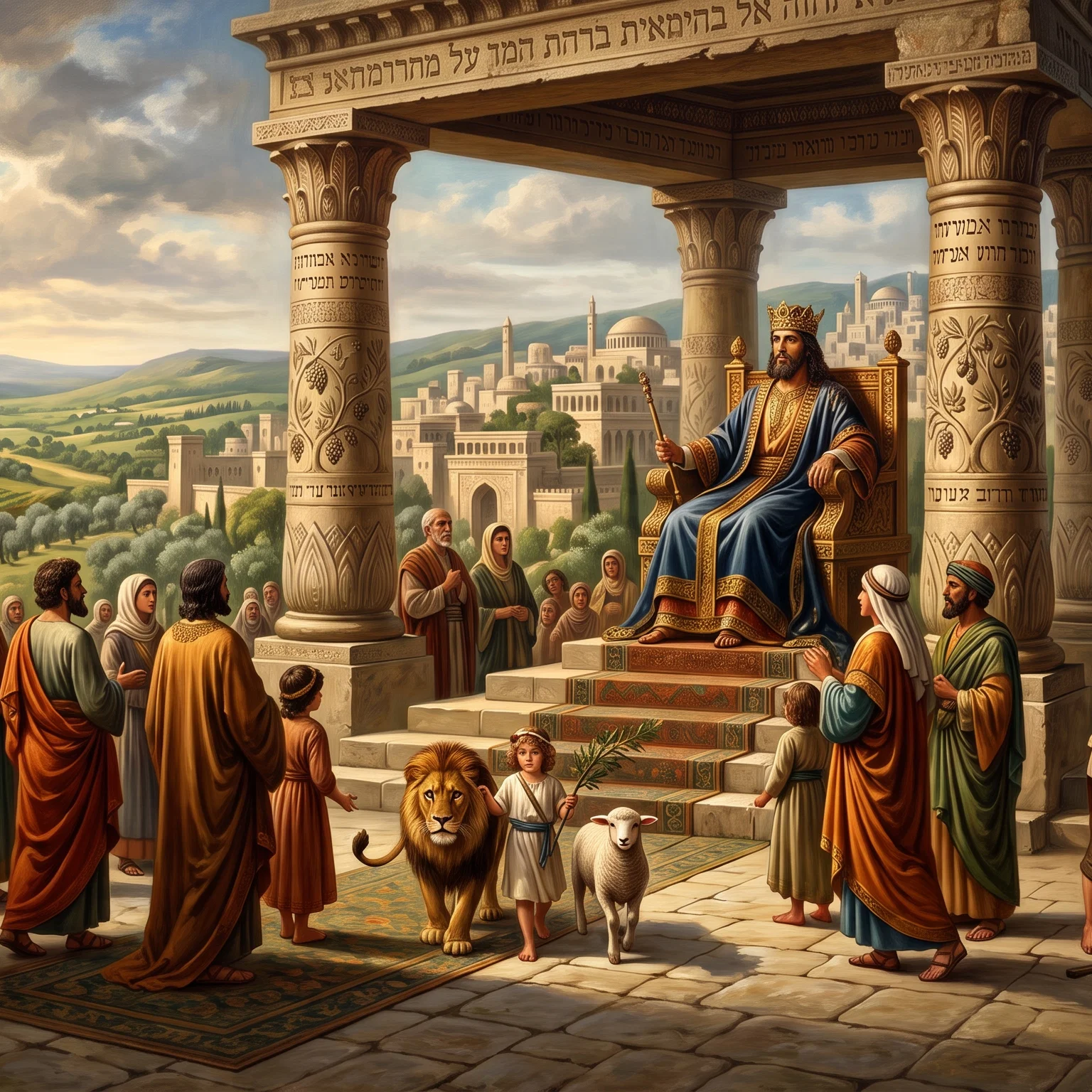 Divine Radiance Amidst Ancient Stone