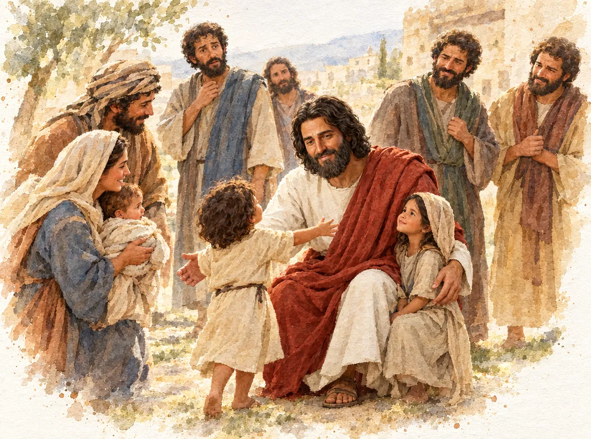 Jesus Welcomes the Little Children