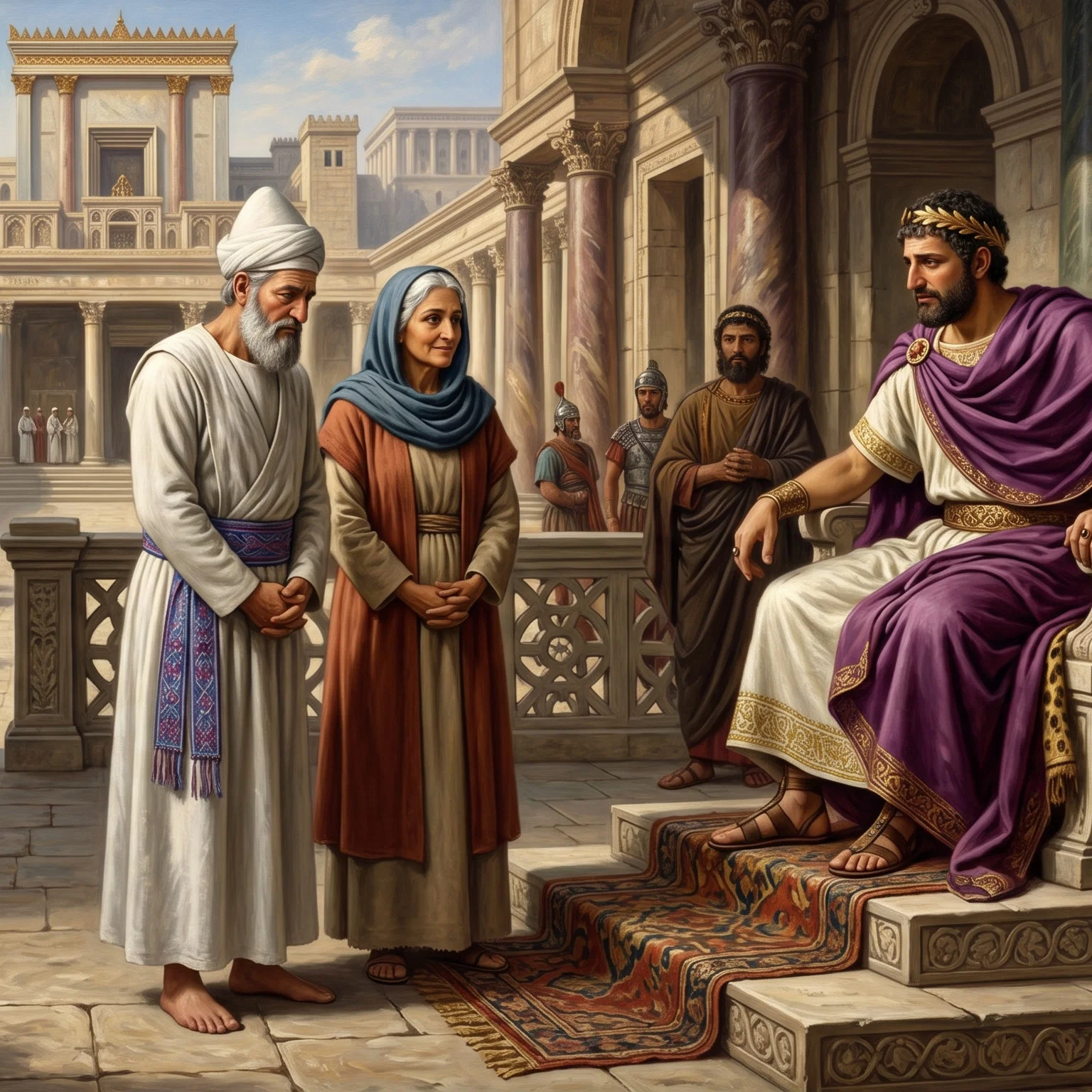 Zacharias and Elisabeth in Ancient Judea
