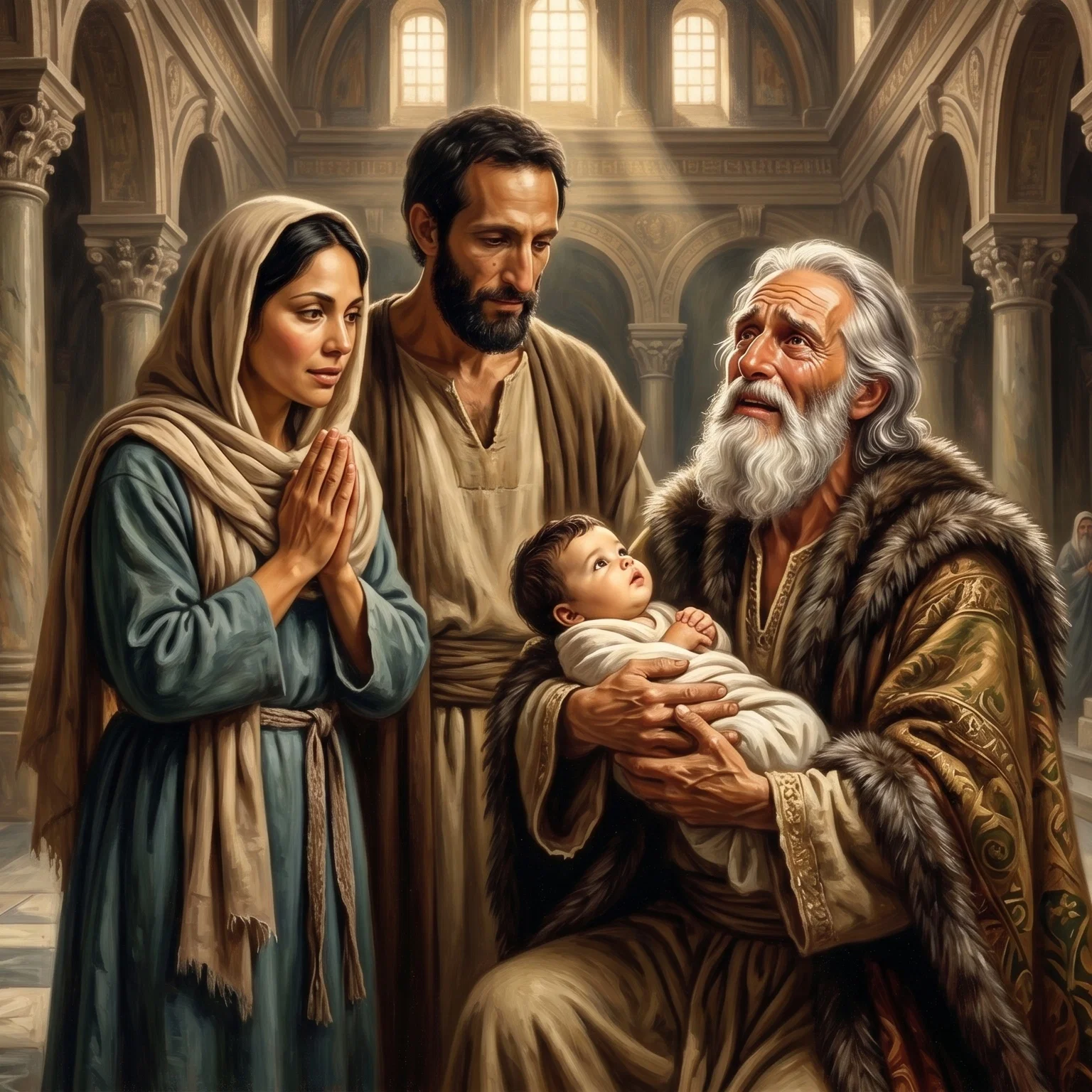 Simeon Blesses the Holy Family