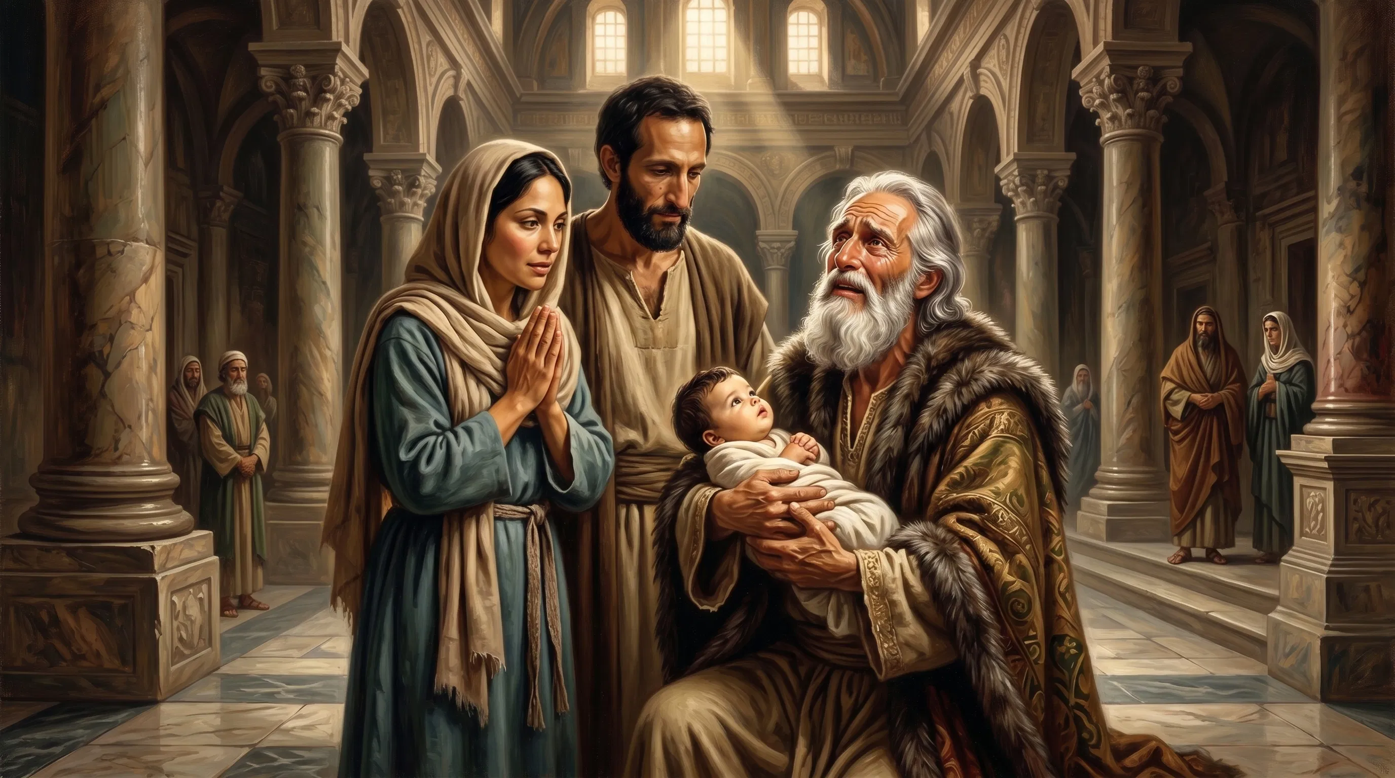 Simeon Blesses the Holy Family