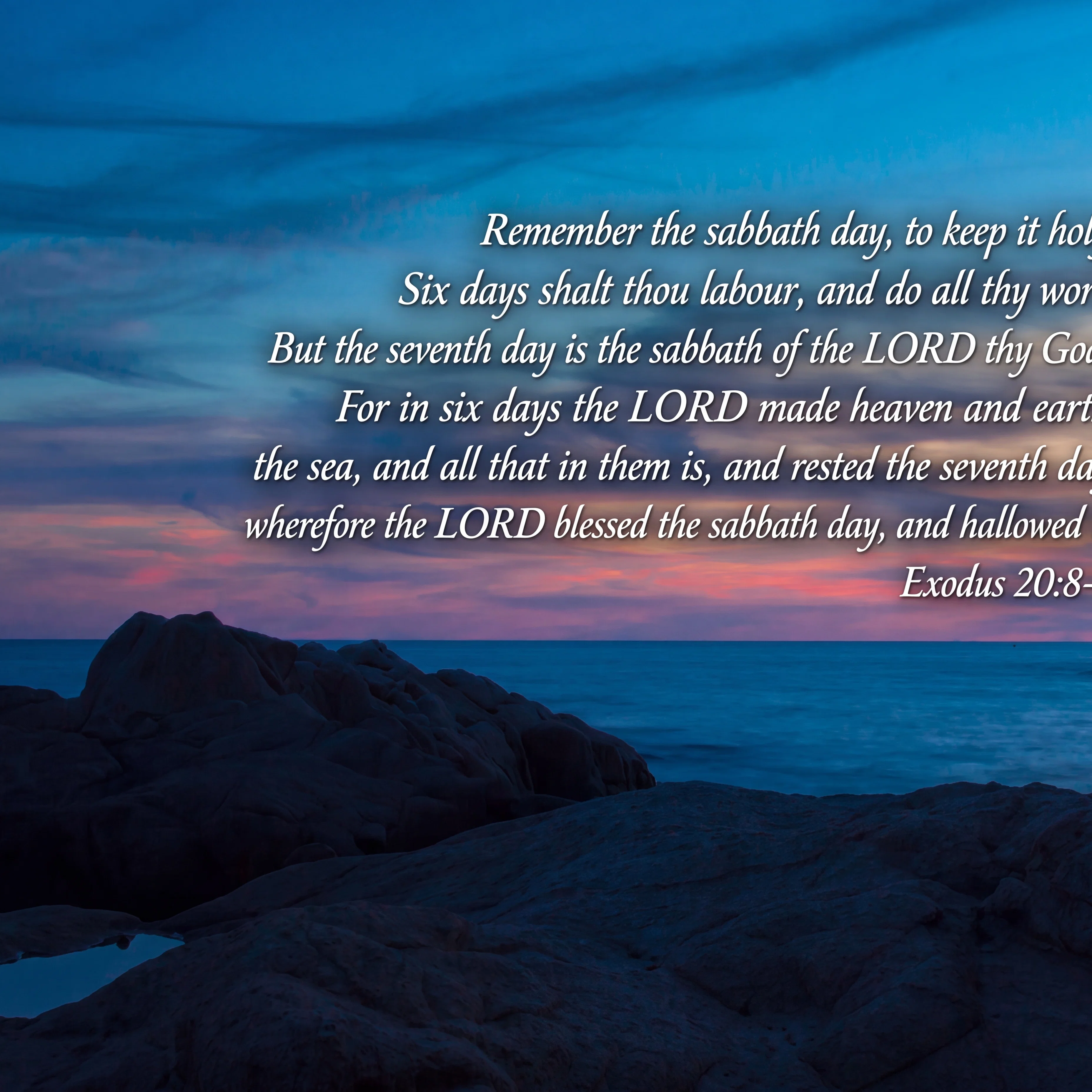 Divine Rest and Sacred Remembrance