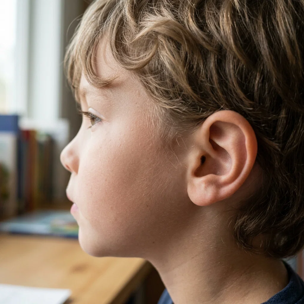 A listening child