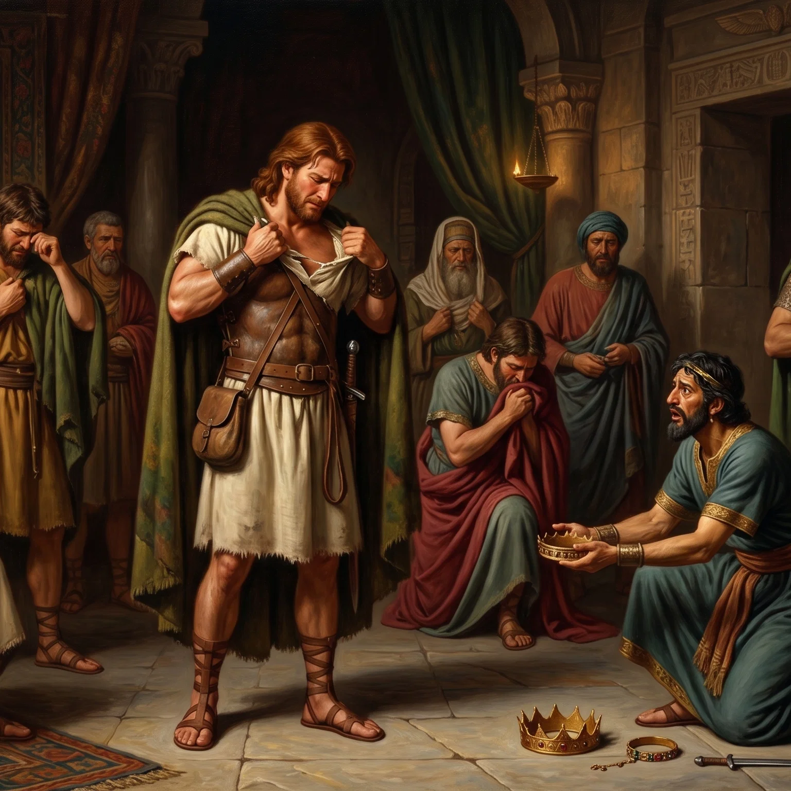 David Mourning the Fallen Princes