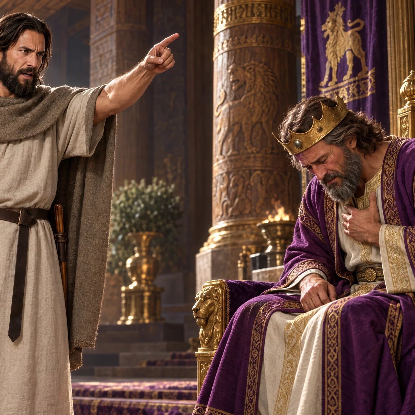The Prophet Confronts the Fallen King