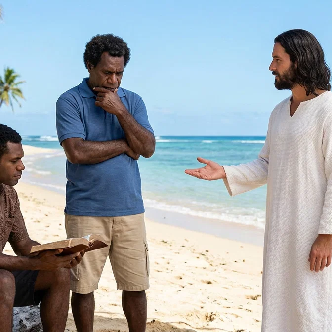 Divine Conversations on Tropical Shores