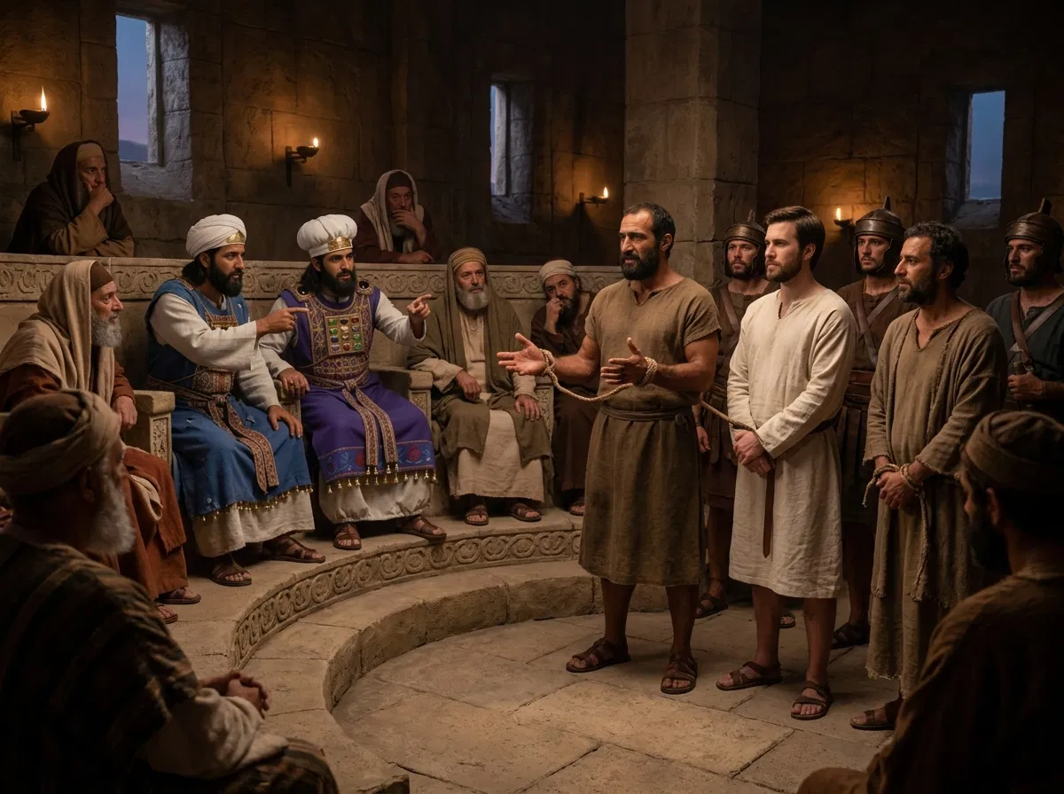 Peter and John Questioned by the Council