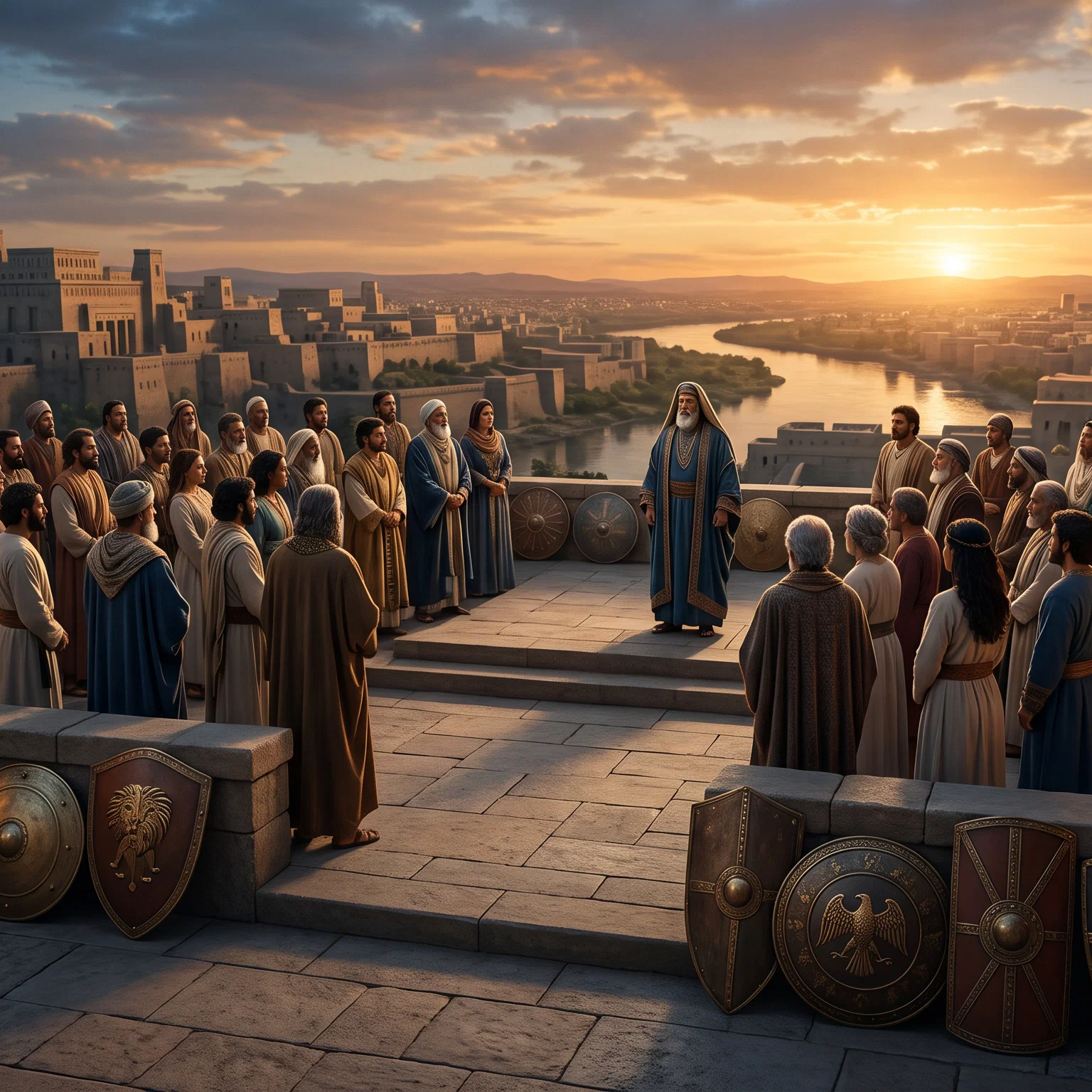 The Princes Gather Before The Lord