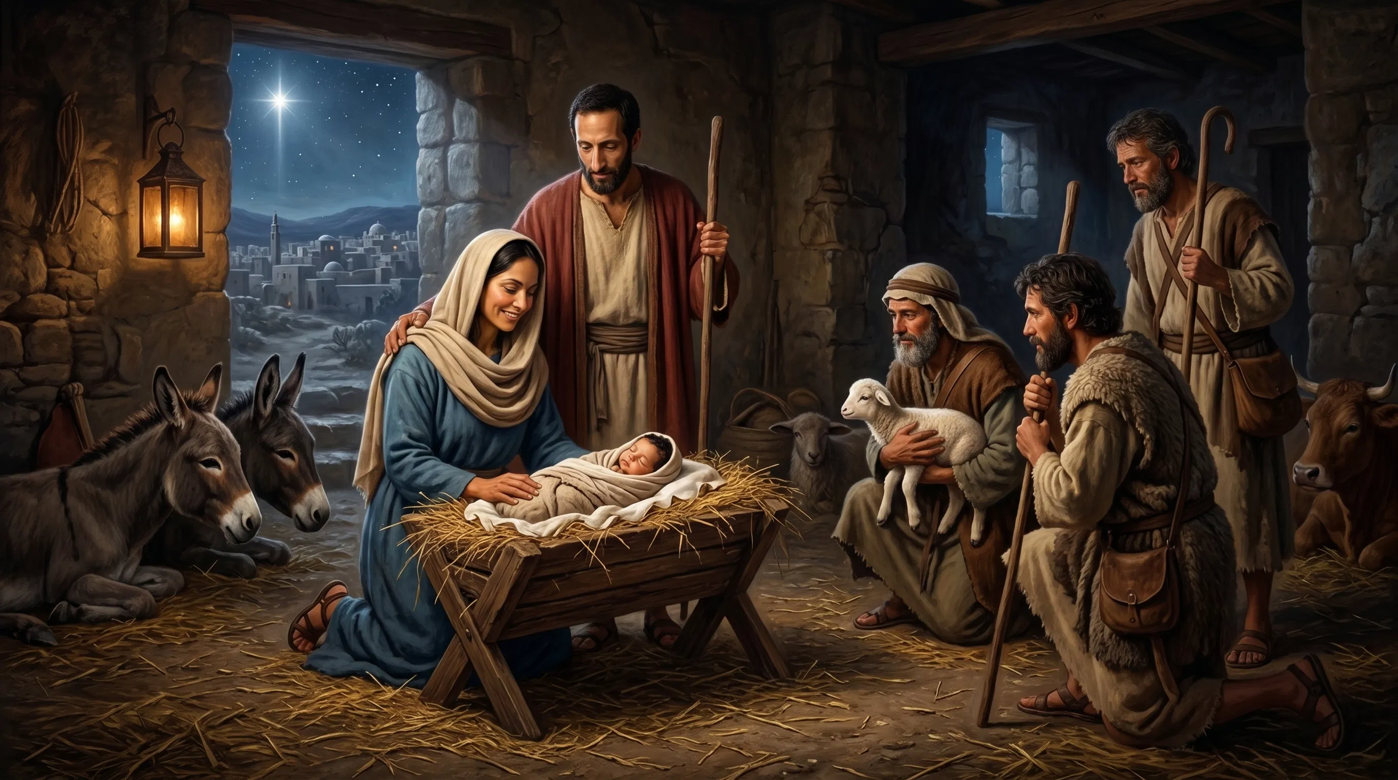 The Humble Arrival in Bethlehem