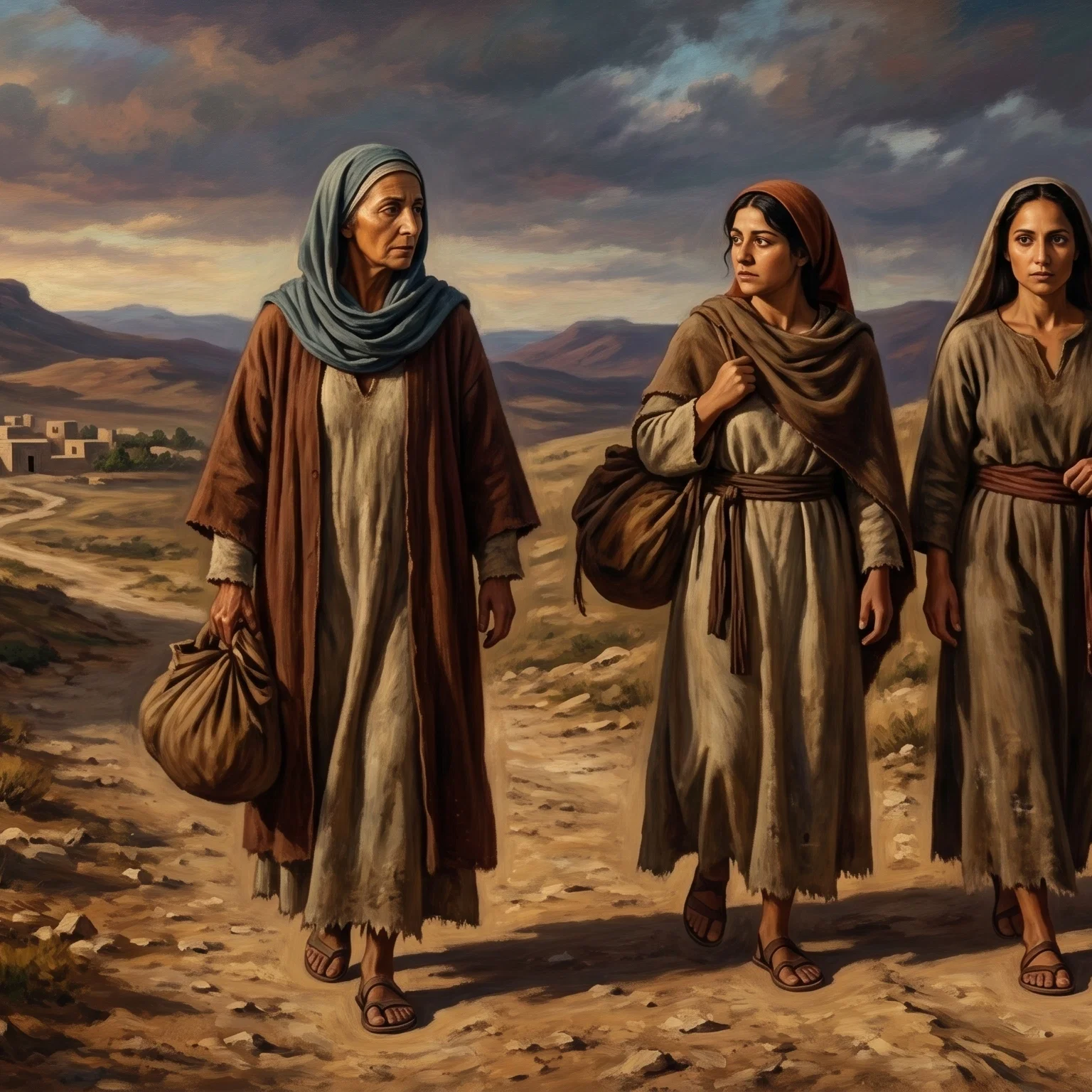 Ruth Leaving Moab for Bethlehem