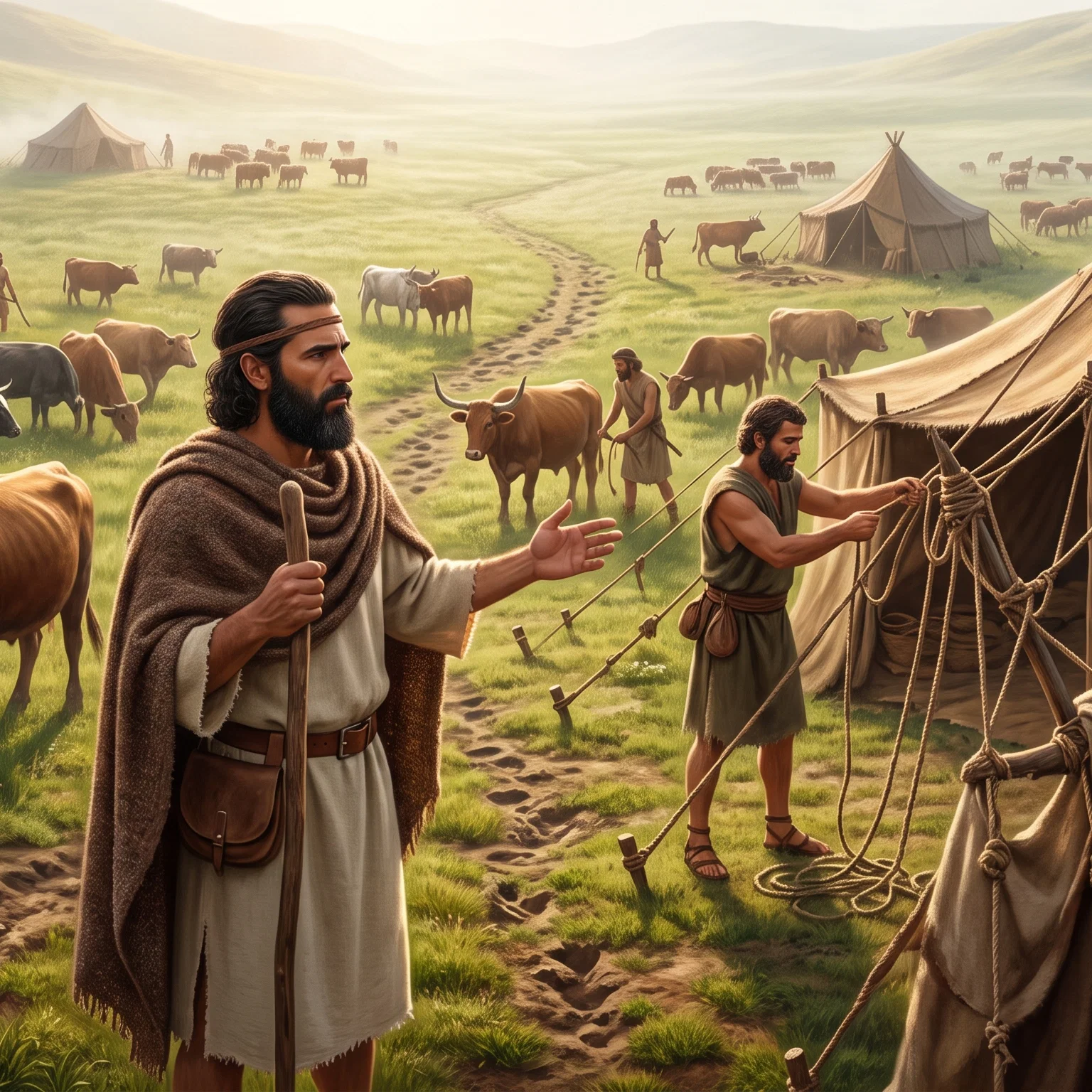 The First Dwellers of Tents