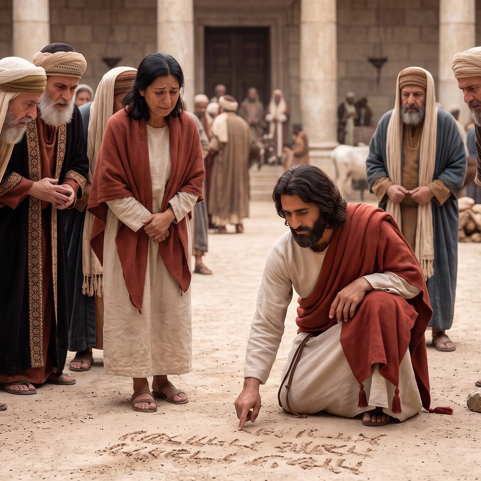 Faithful Figures Gathered In Grace