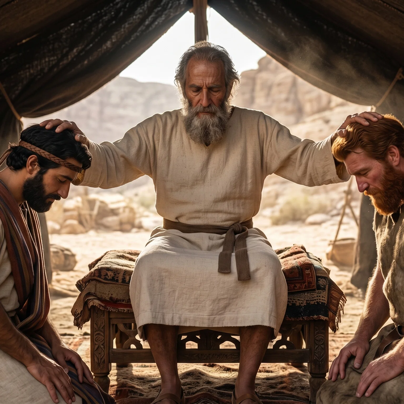 Isaac Blesses His Sons By Faith