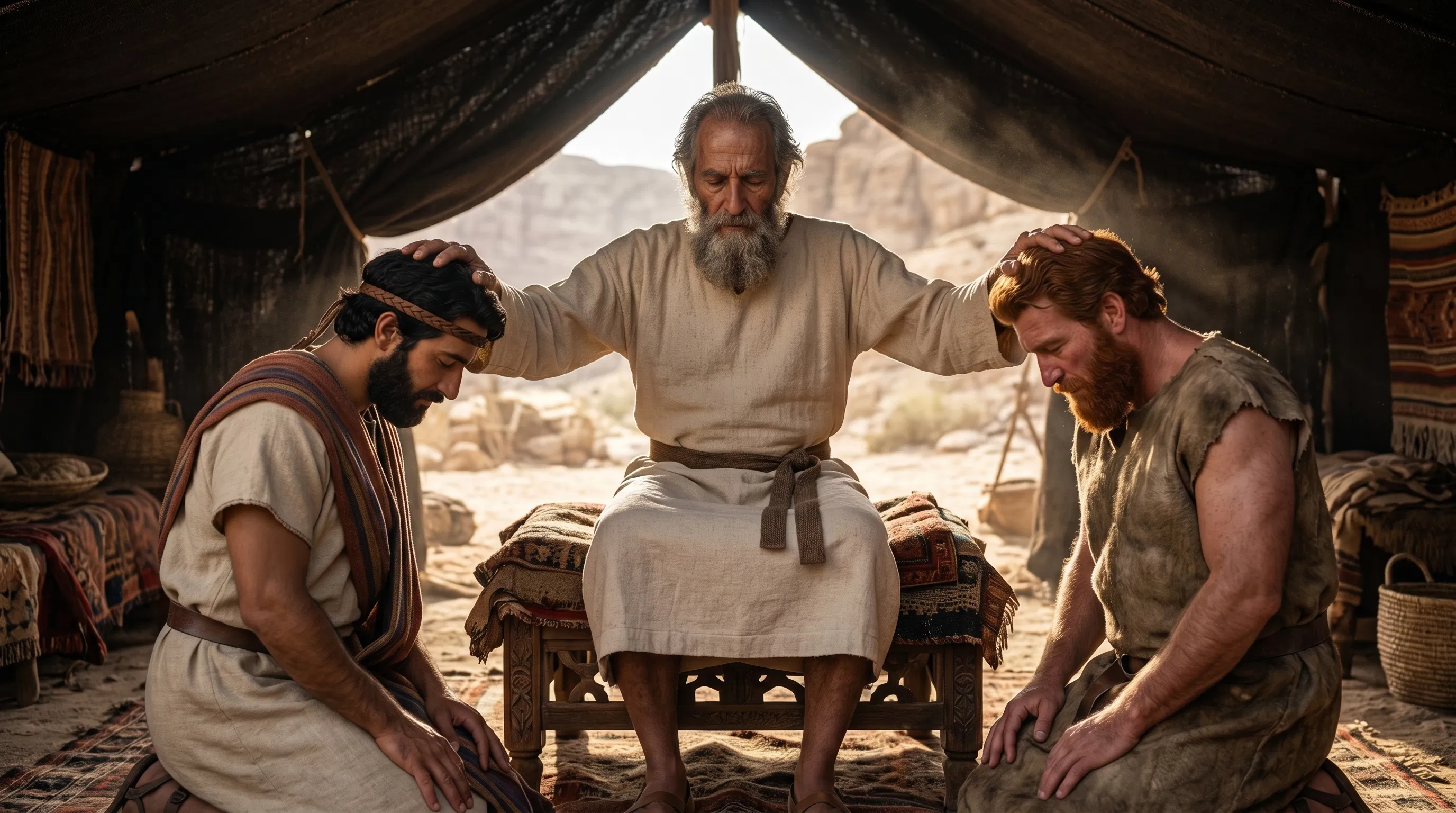 Isaac Blesses His Sons By Faith