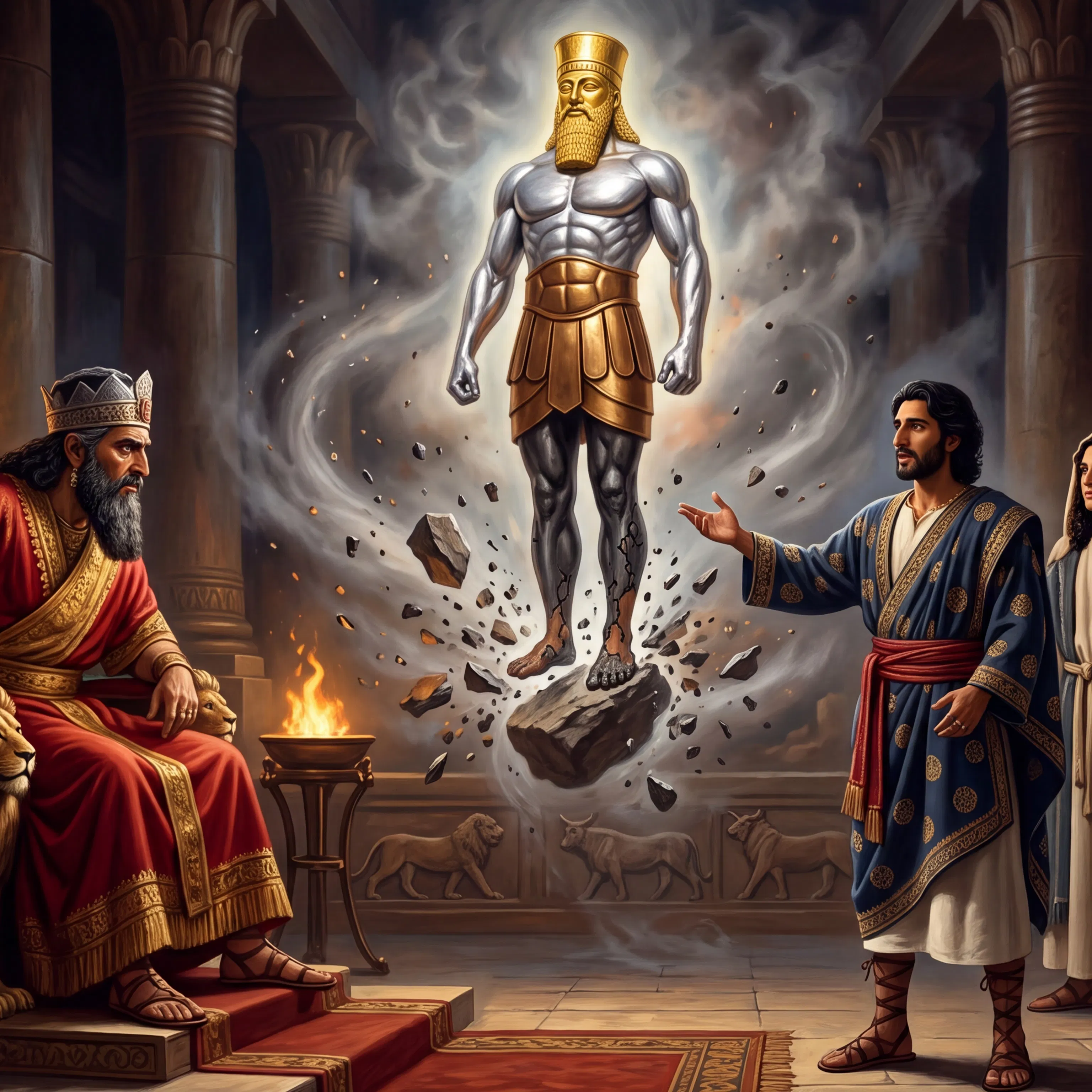 Daniel Interprets Nebuchadnezzar's Dream of the Statue