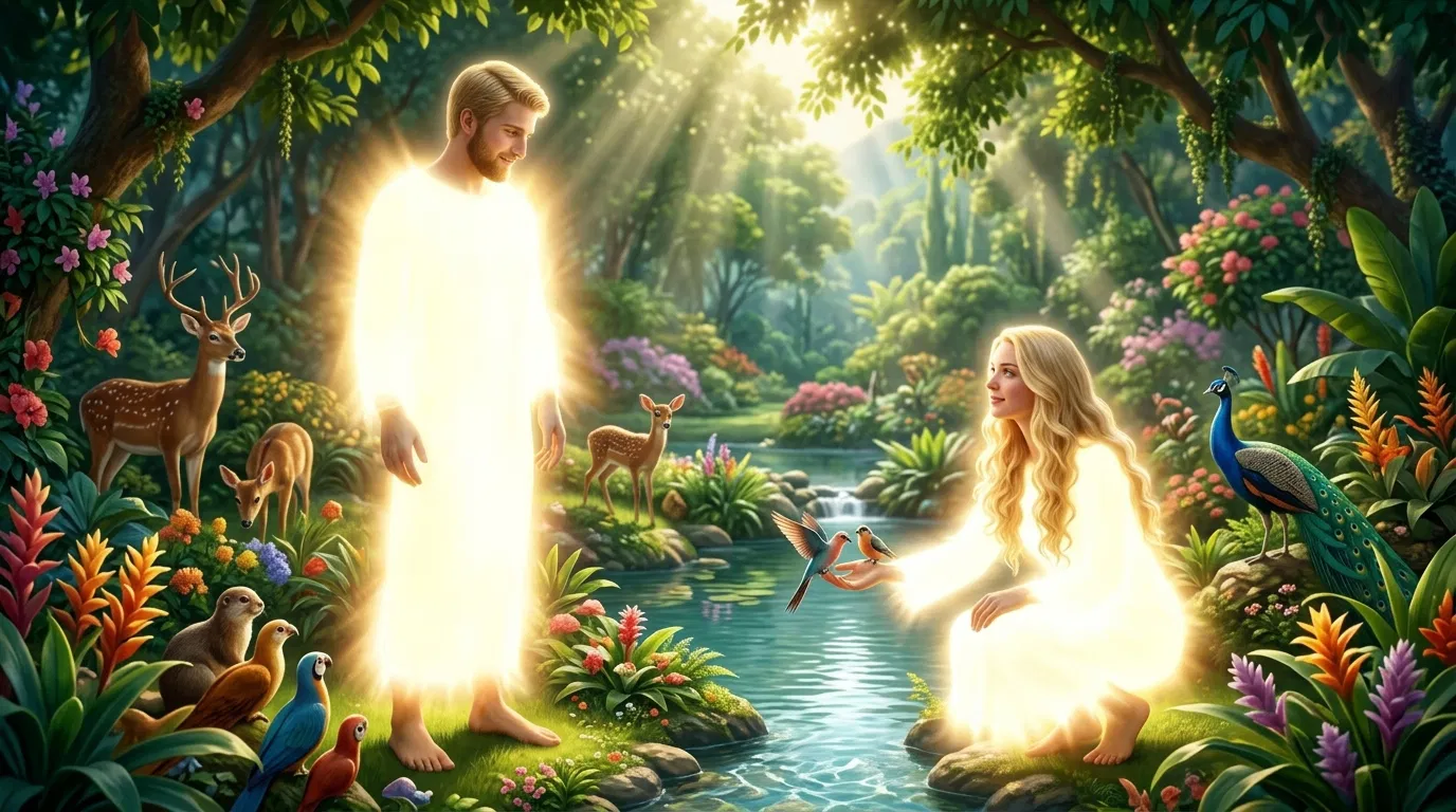 Adam and Eve in the Garden of Eden