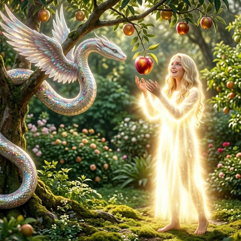 The Serpent's Deceptive Whisper in Eden