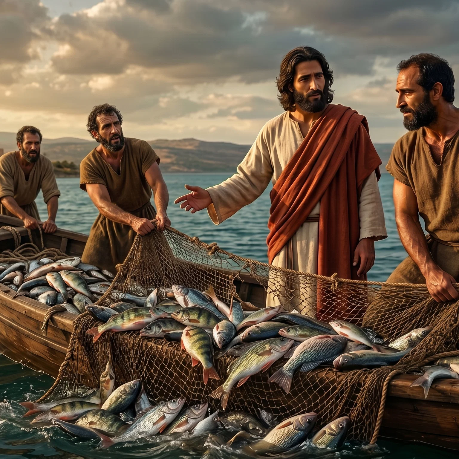 The Miraculous Catch of Fish