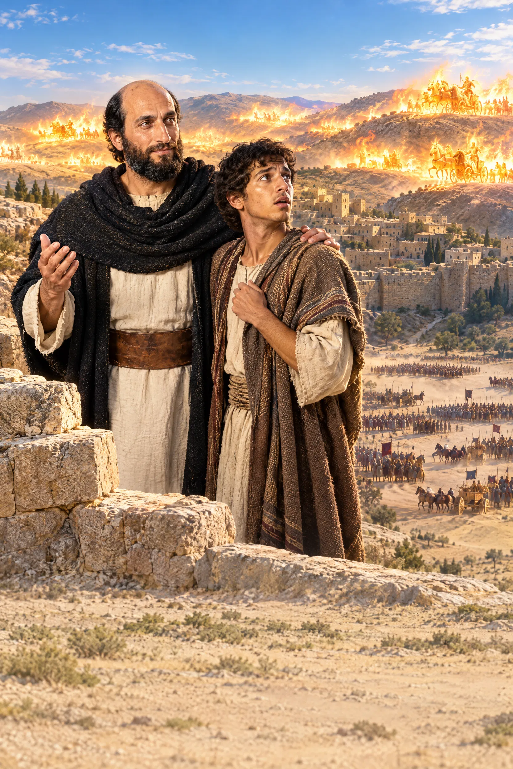 Elisha's Servant Sees the Chariots of Fire at Dothan