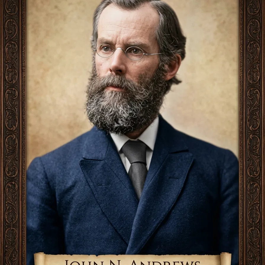 Colorized Portrait of John N. Andrews