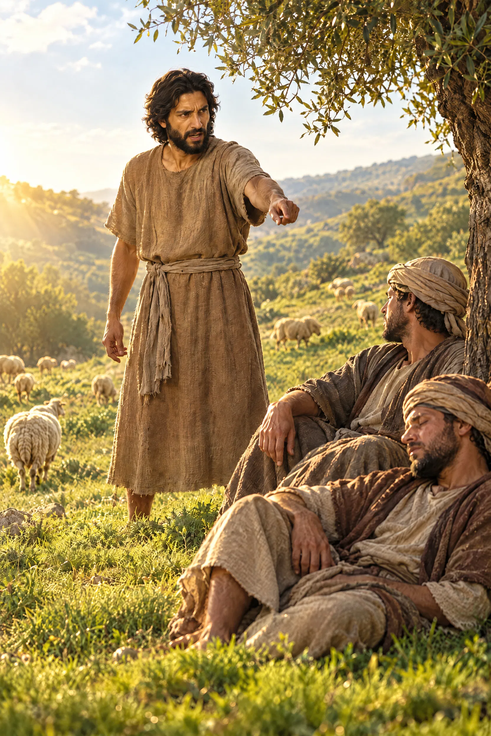 Prophet Rebukes Idle Shepherds Beside Their Flock