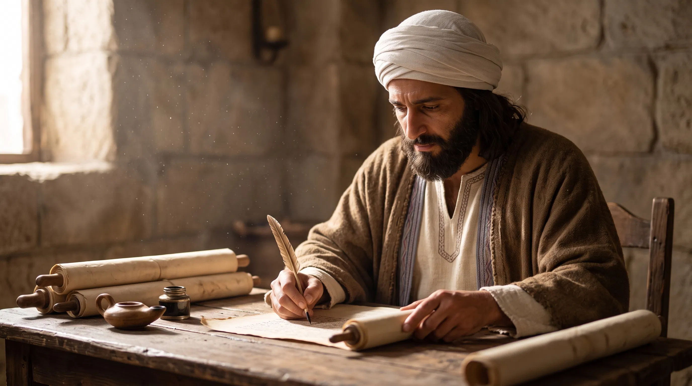 The Prophet Zephaniah Penning Divine Truth