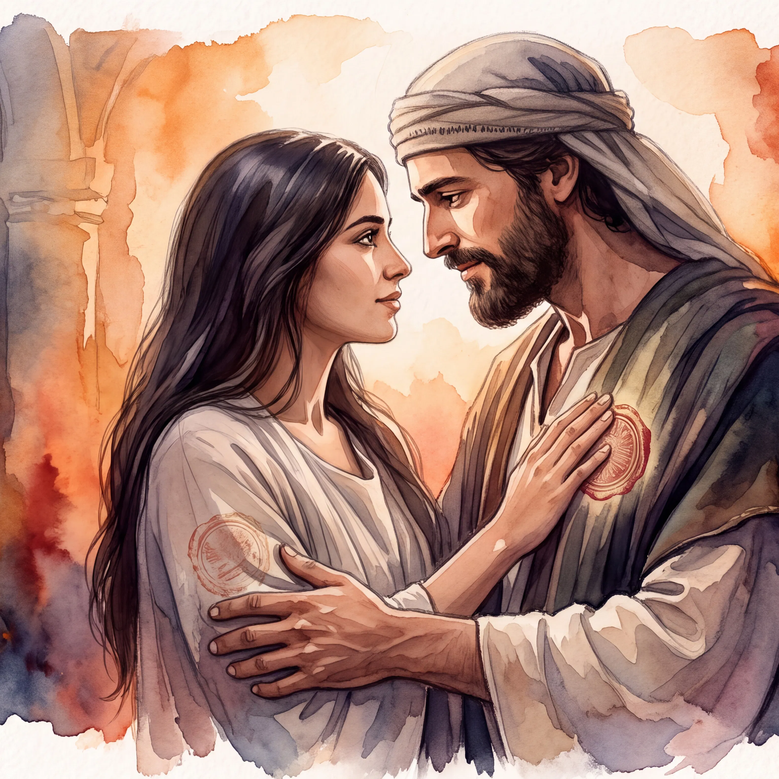 Bride and Bridegroom Embrace in the Song of Solomon