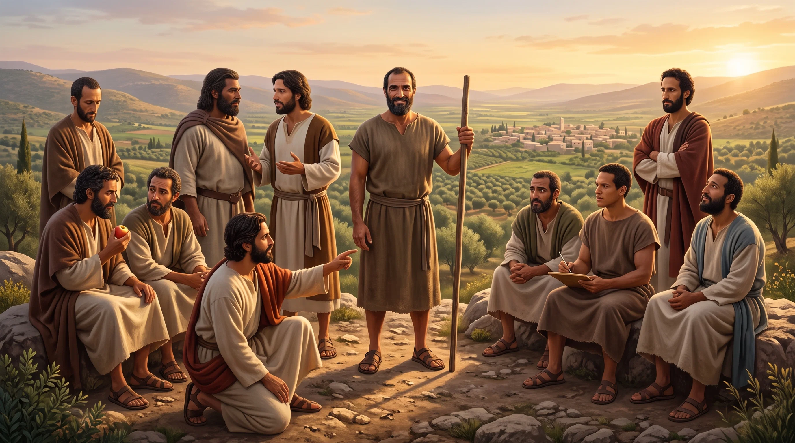 The Twelve Apostles in Solemn Fellowship