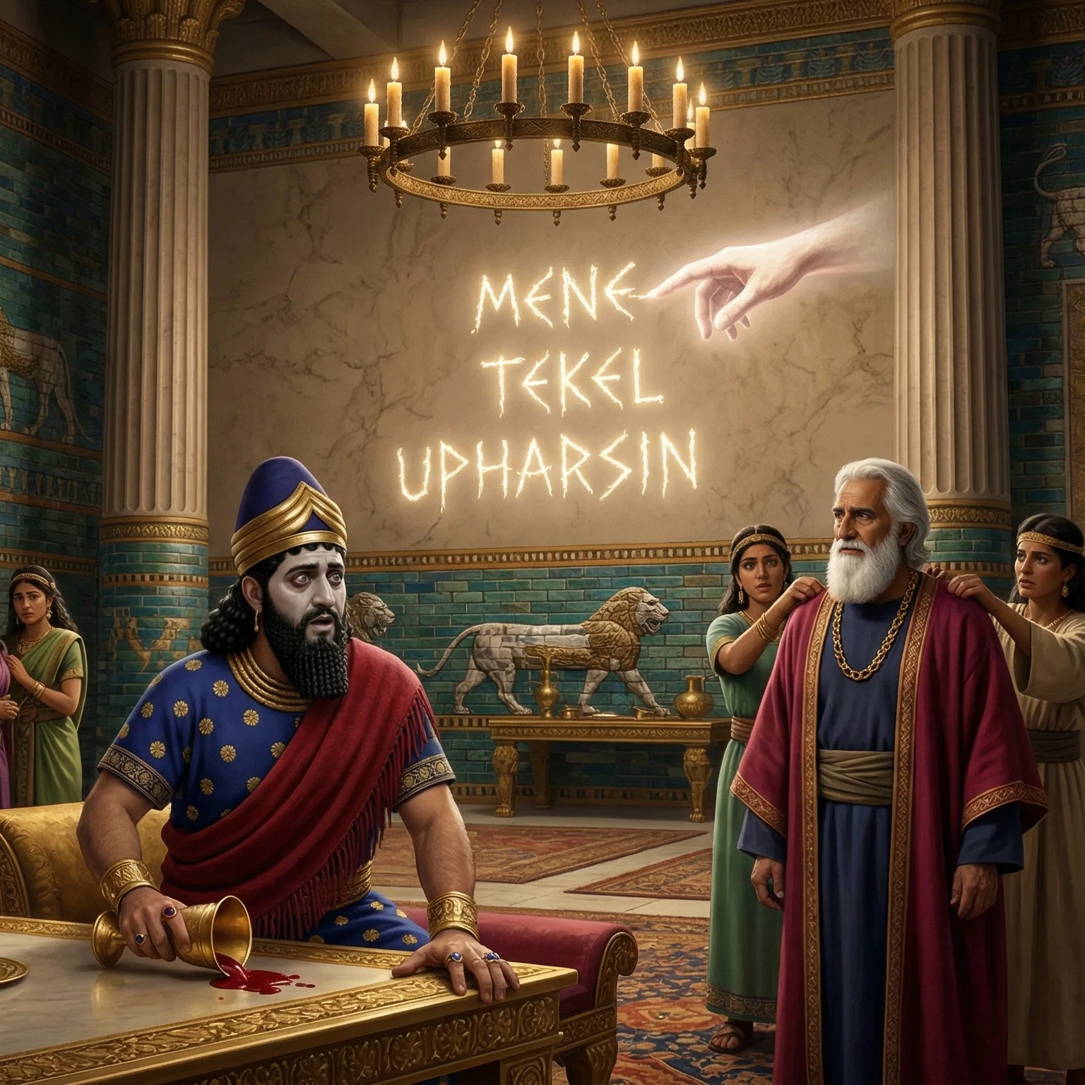 The Mysterious Writing on the Wall