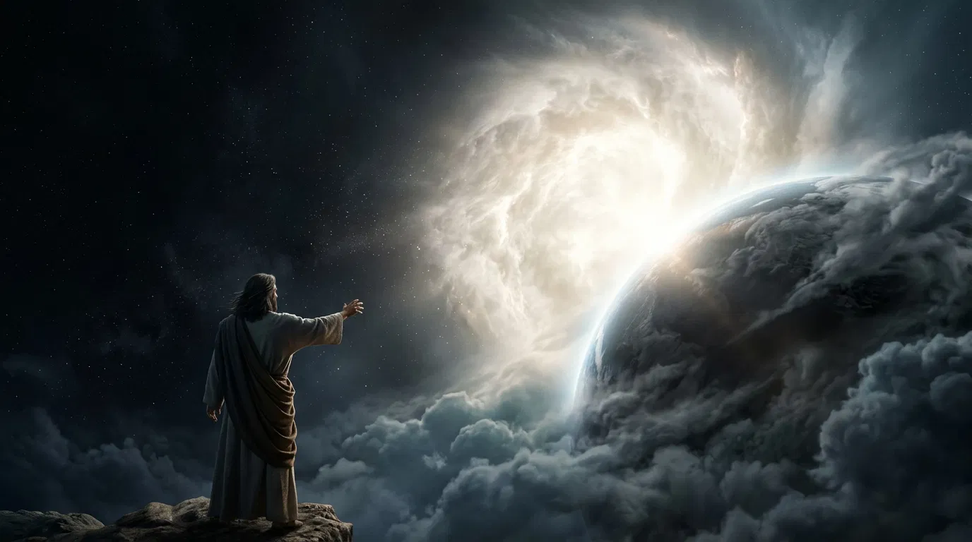 God Creates Light on the First Day