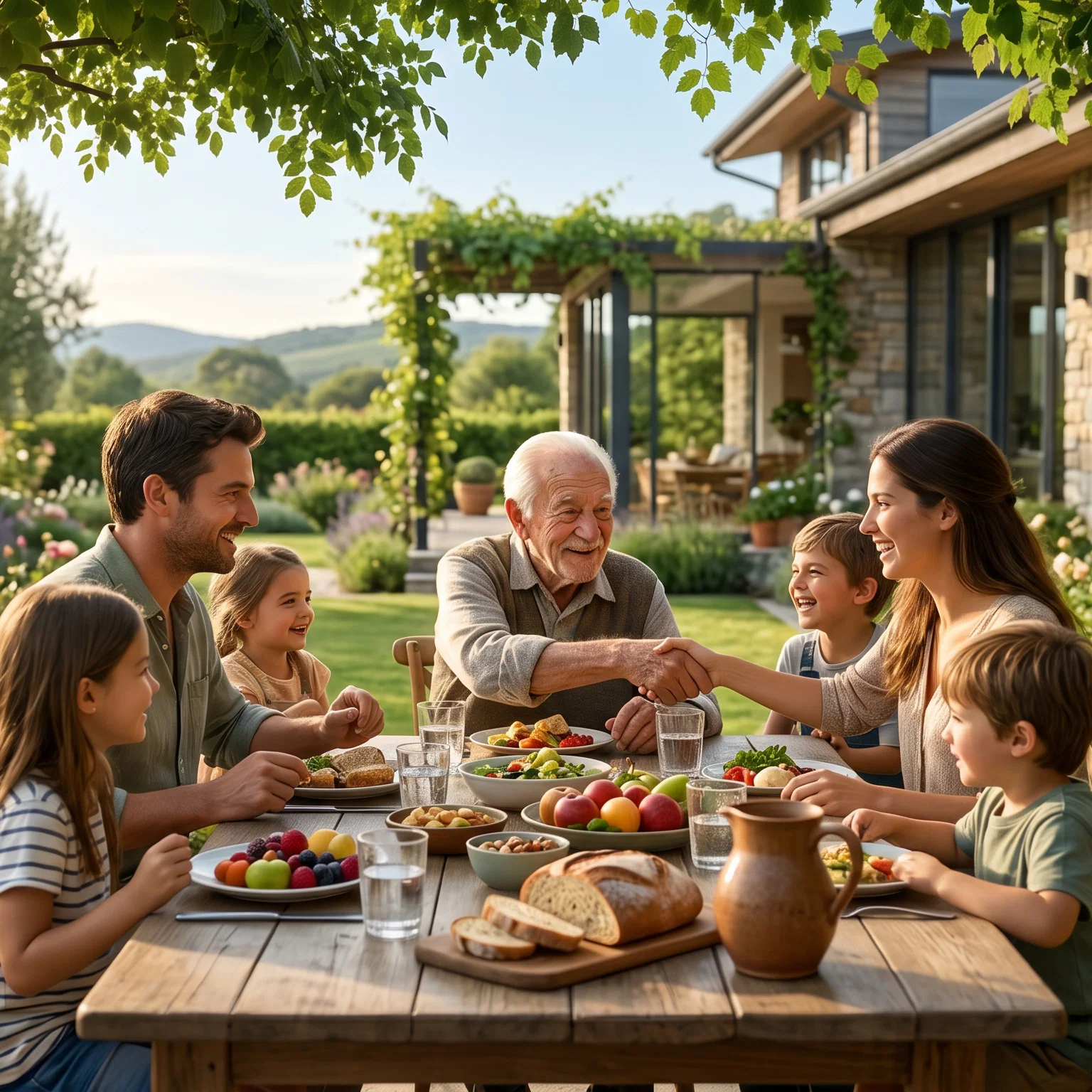 Simple Pleasures Of A Happy Family