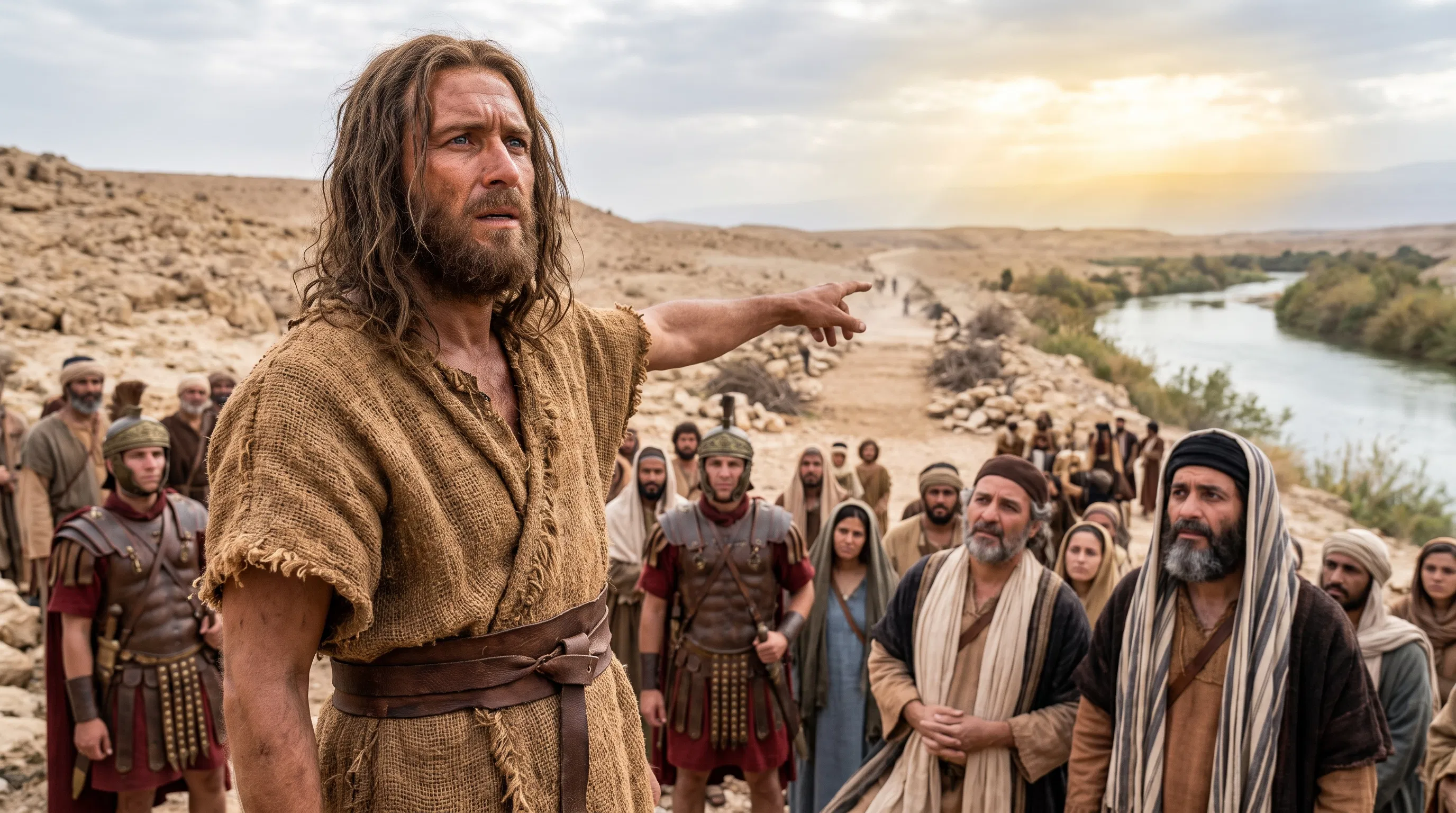 John the Baptist Points Beside the Jordan