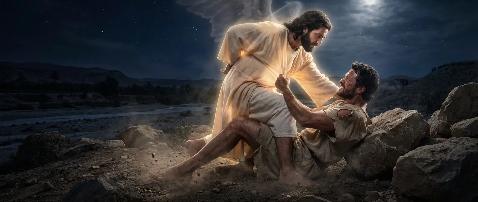 Jacob Wrestles With The Divine Messenger