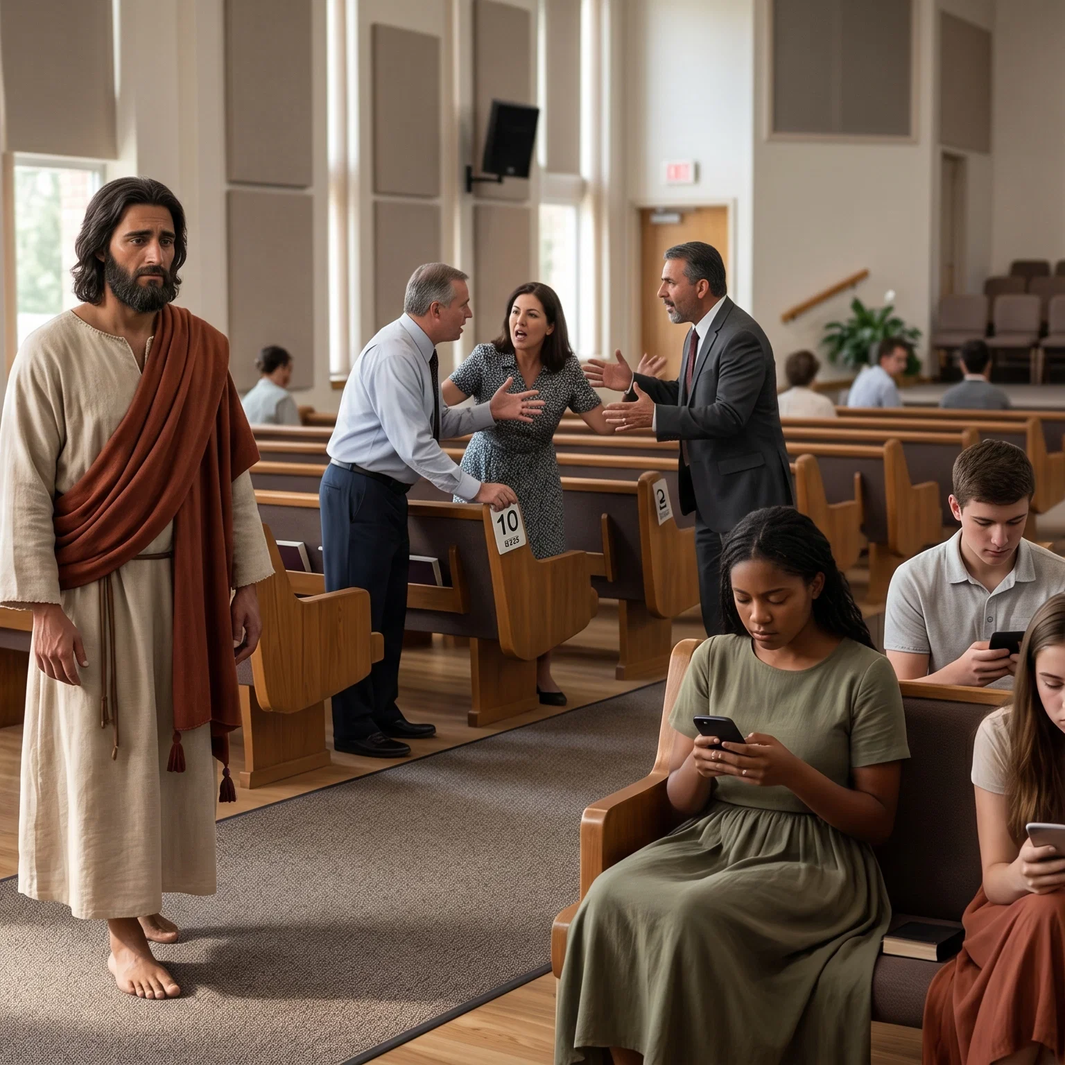 The Unseen Savior in Modern Pews