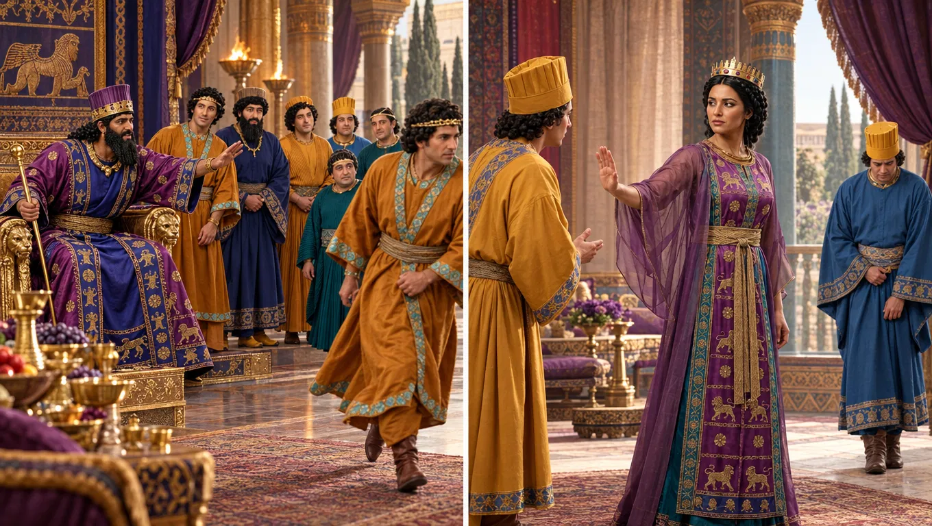 Vashti Refuses the King's Summons