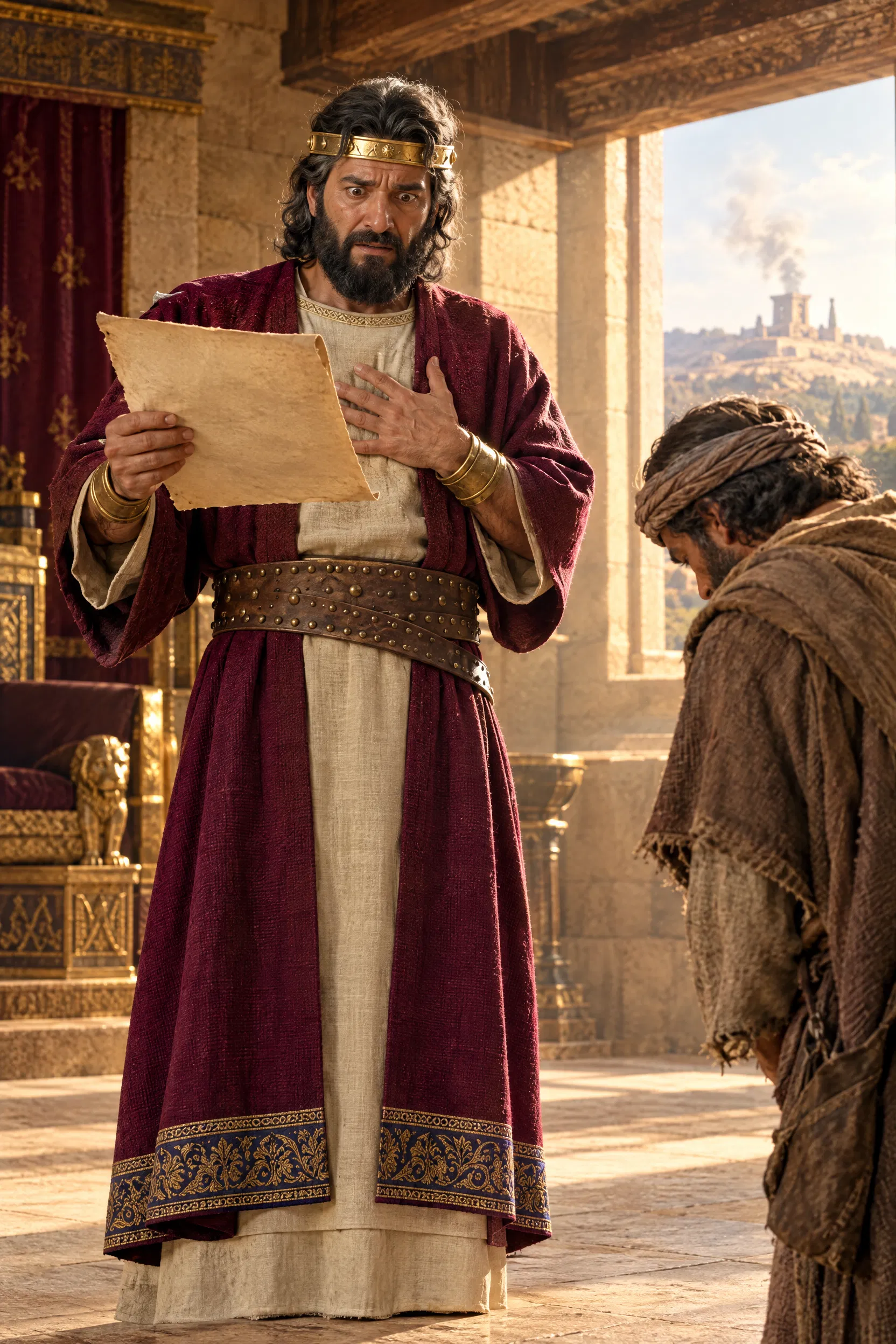 King Jehoram Reads Elijah's Letter